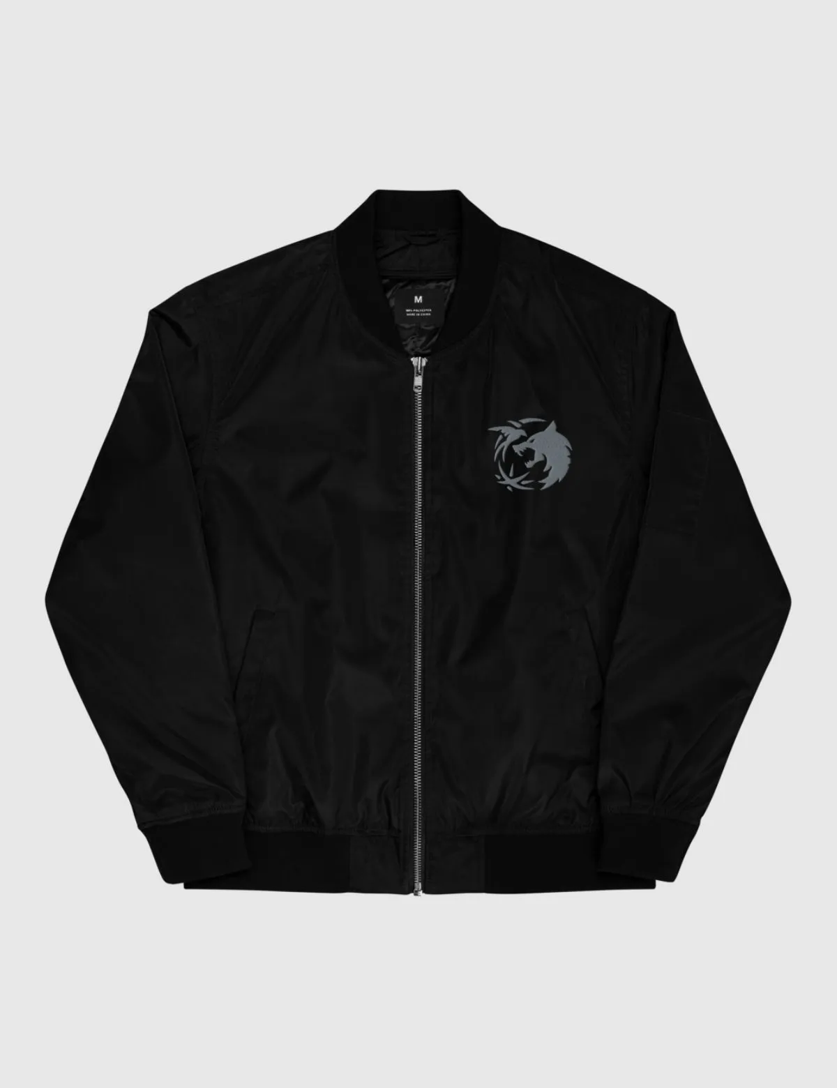 The Witcher Premium Recycled Bomber Jacket [Black]