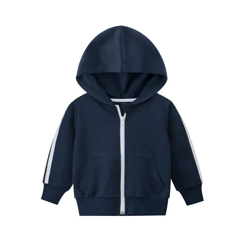 Toddler/Kid Zip-Up Hooded Jacket (4 Colors)