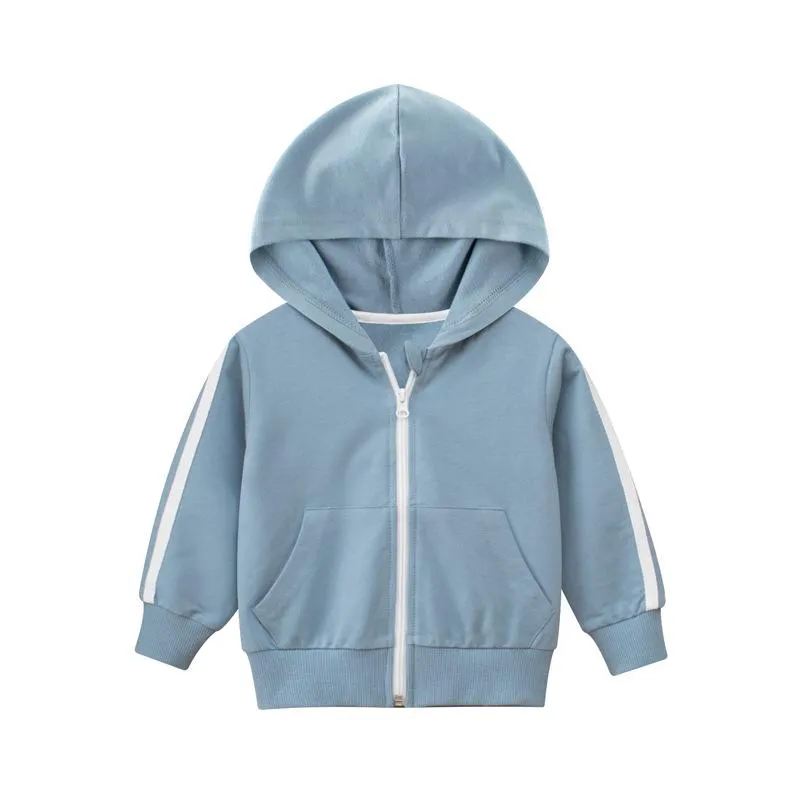 Toddler/Kid Zip-Up Hooded Jacket (4 Colors)