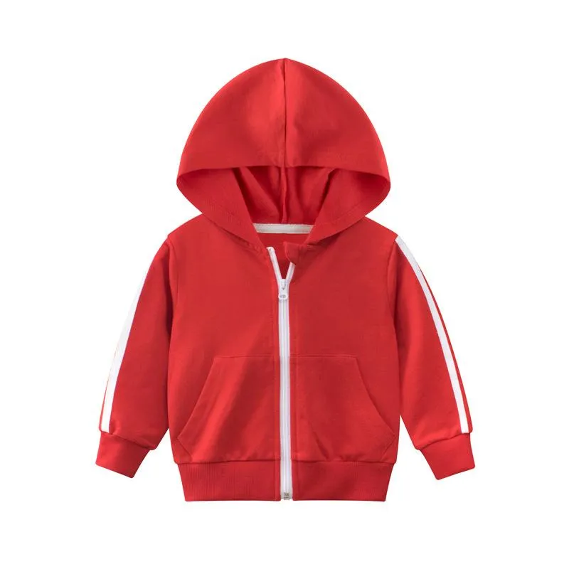 Toddler/Kid Zip-Up Hooded Jacket (4 Colors)