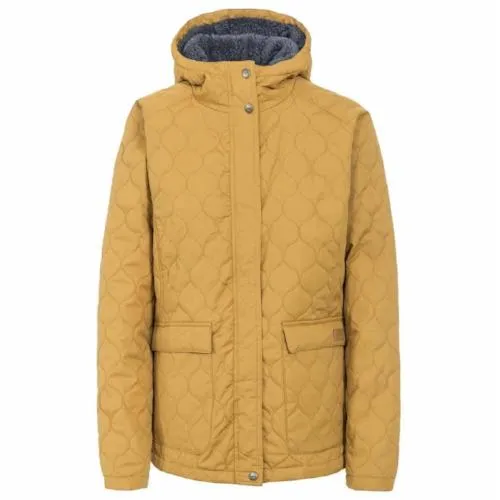 Trespass Ladies Tempted Jacket - Quilted, Lightly Padded, Fleece Lined Hood - Stay Warm and Chic