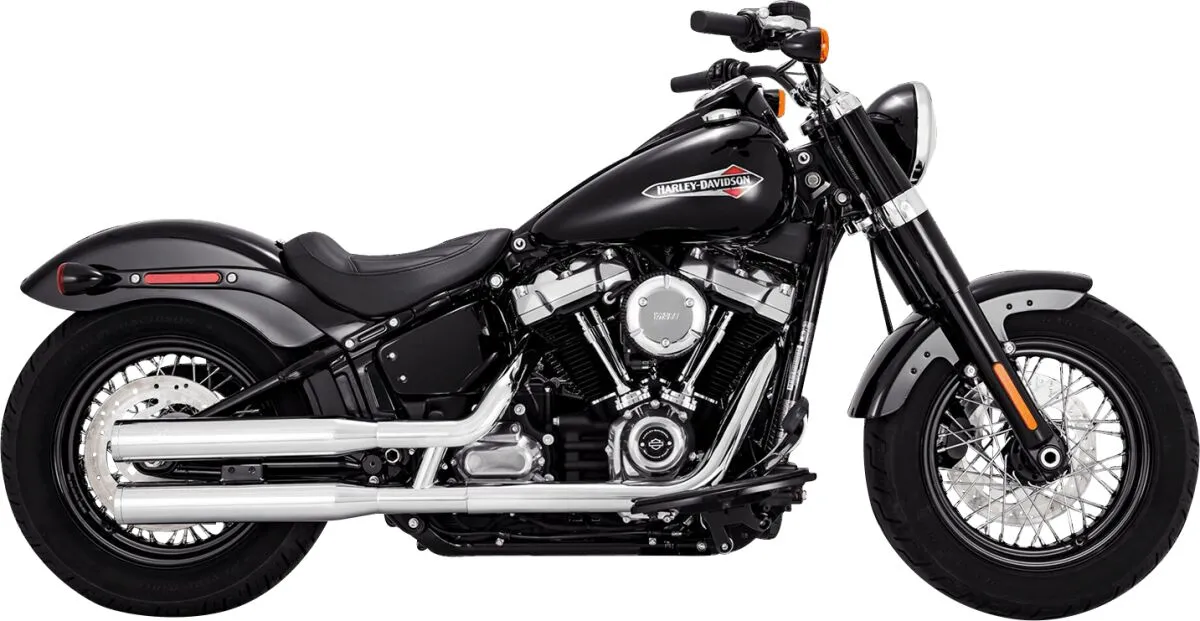 Vance & Hines 16312 PCX Chrome Eliminator 300 Exhaust 2018 up Softail (Selected)