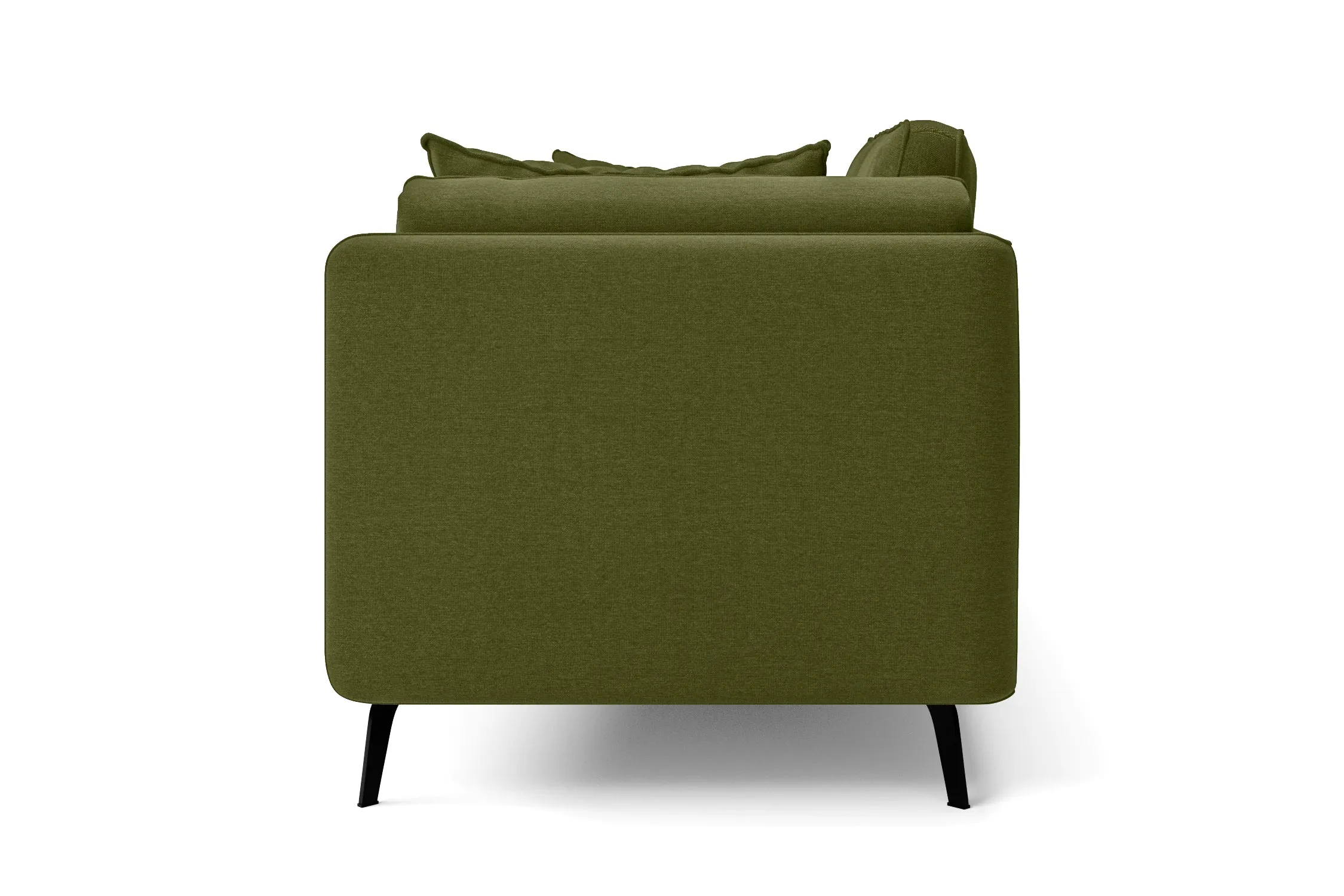 Velletri 3 Seater Sofa Olive Linen Fabric