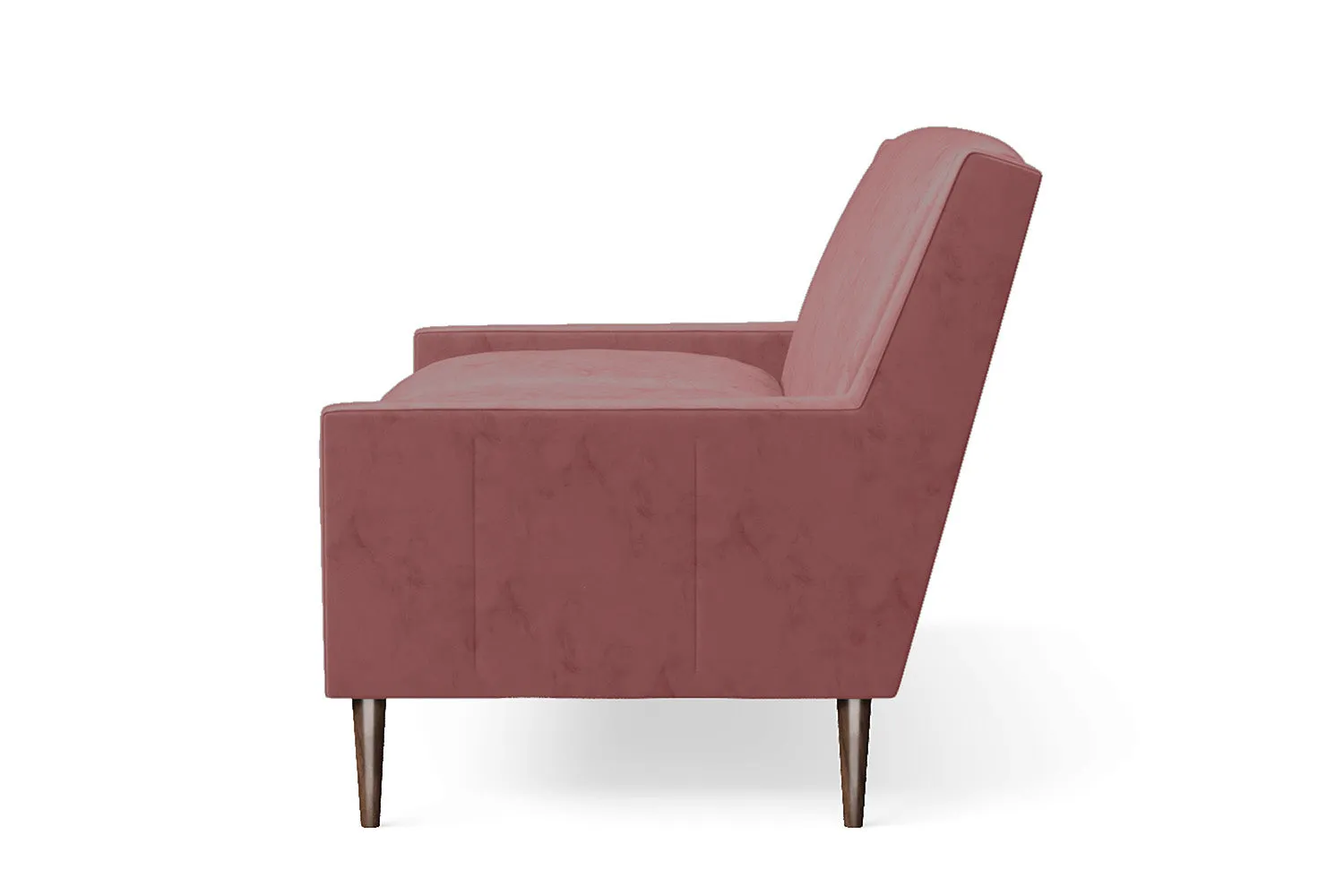 Vigevano 2 Seater Sofa Pink Velvet