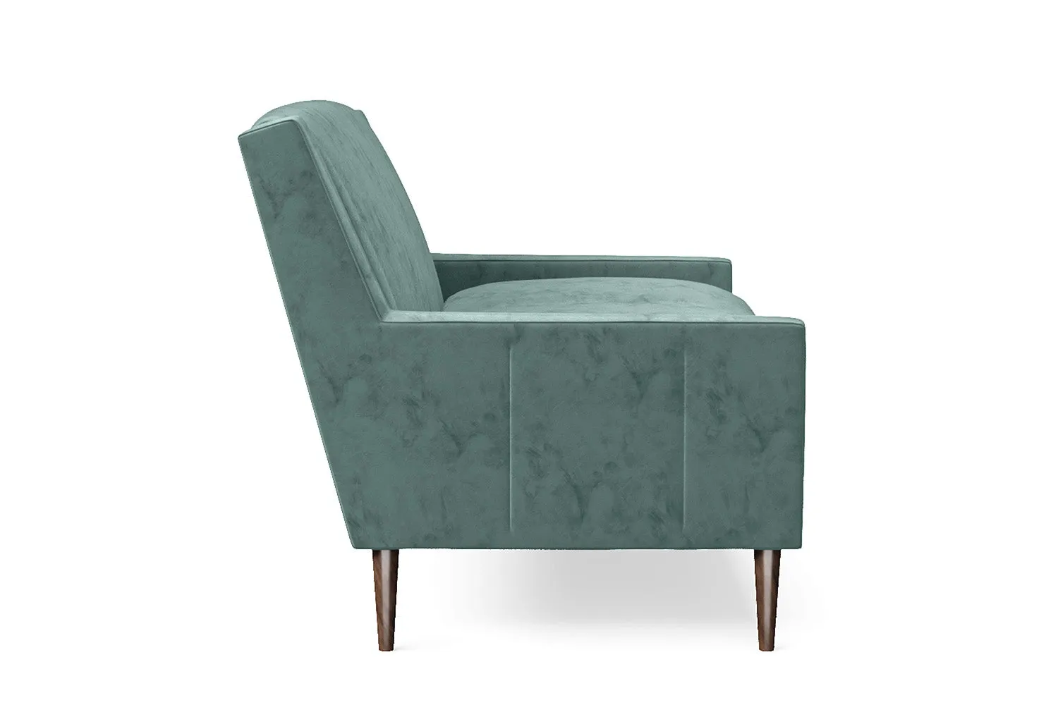 Vigevano 2 Seater Sofa Teal Velvet