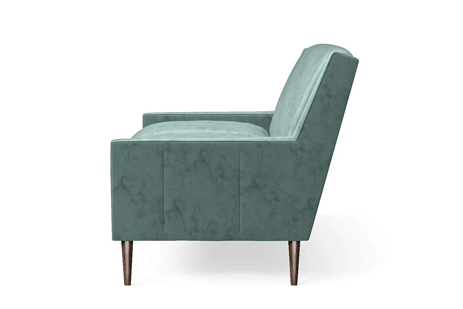 Vigevano 2 Seater Sofa Teal Velvet