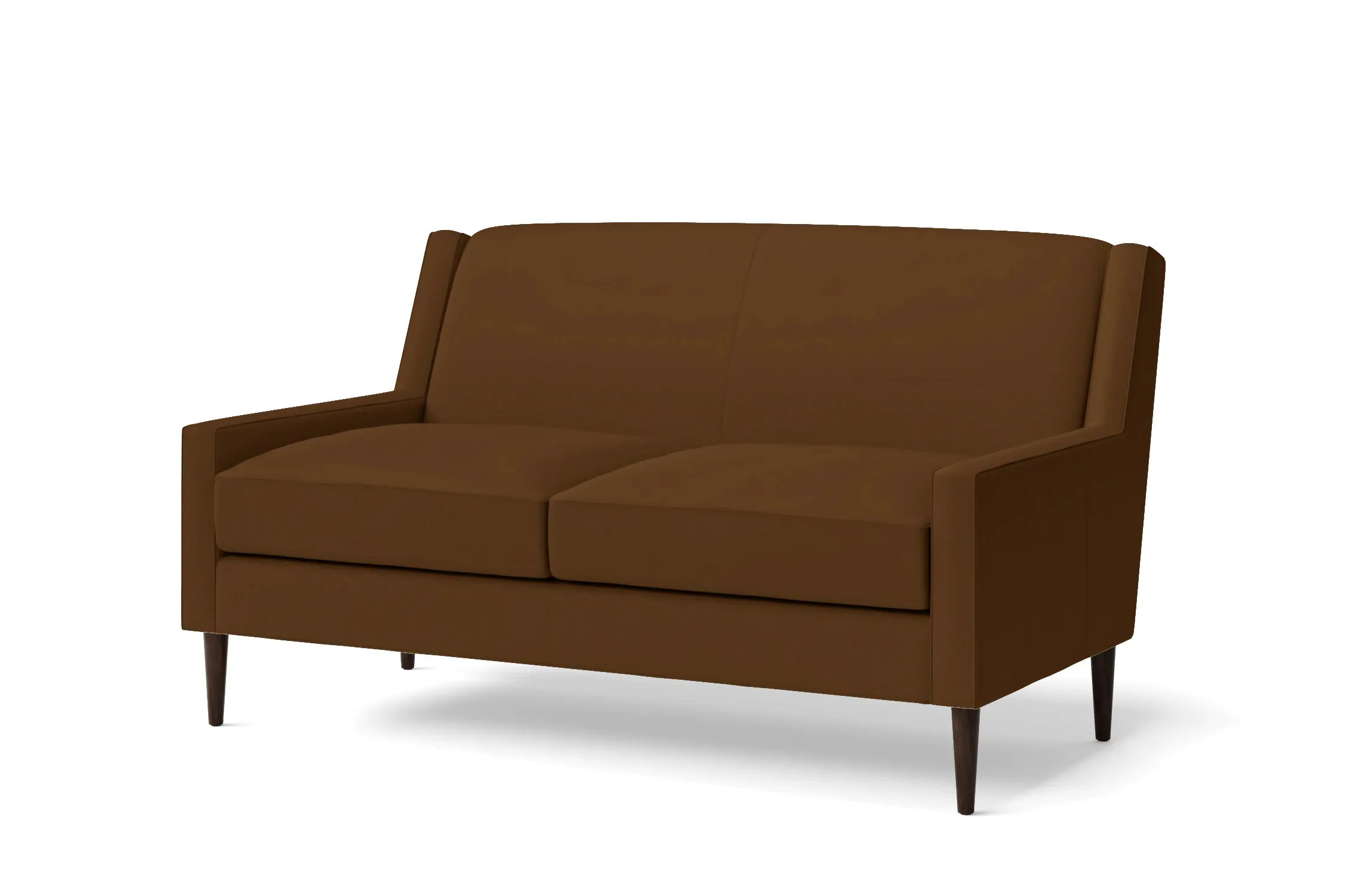 Vigevano 2 Seater Sofa Walnut Brown Leather