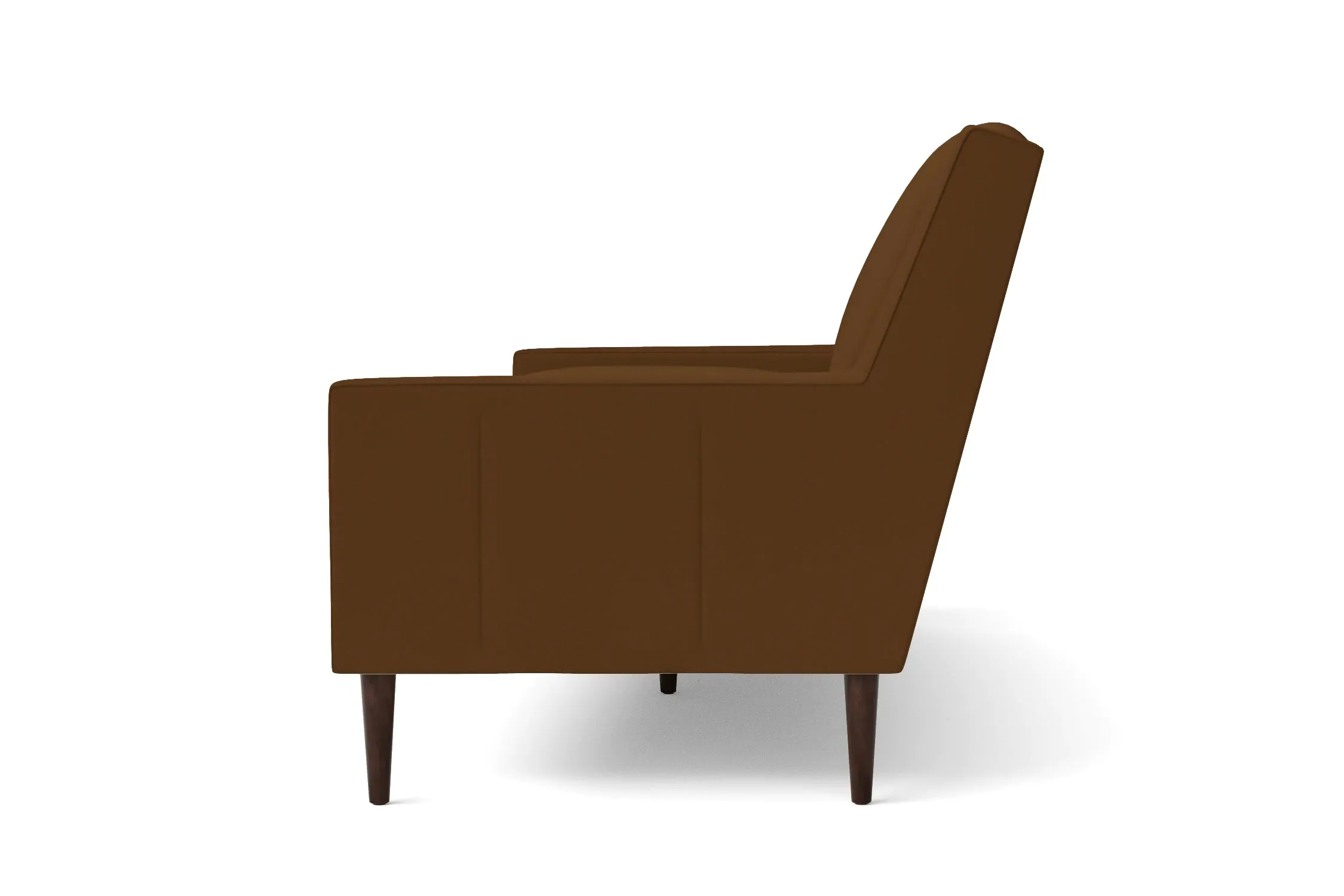 Vigevano 2 Seater Sofa Walnut Brown Leather