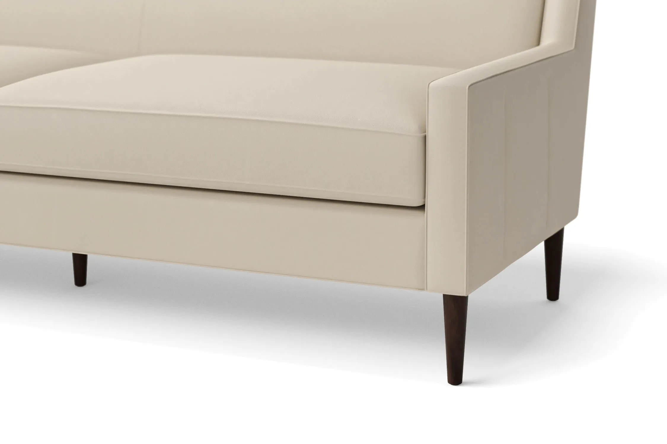 Vigevano 3 Seater Sofa Cream Leather