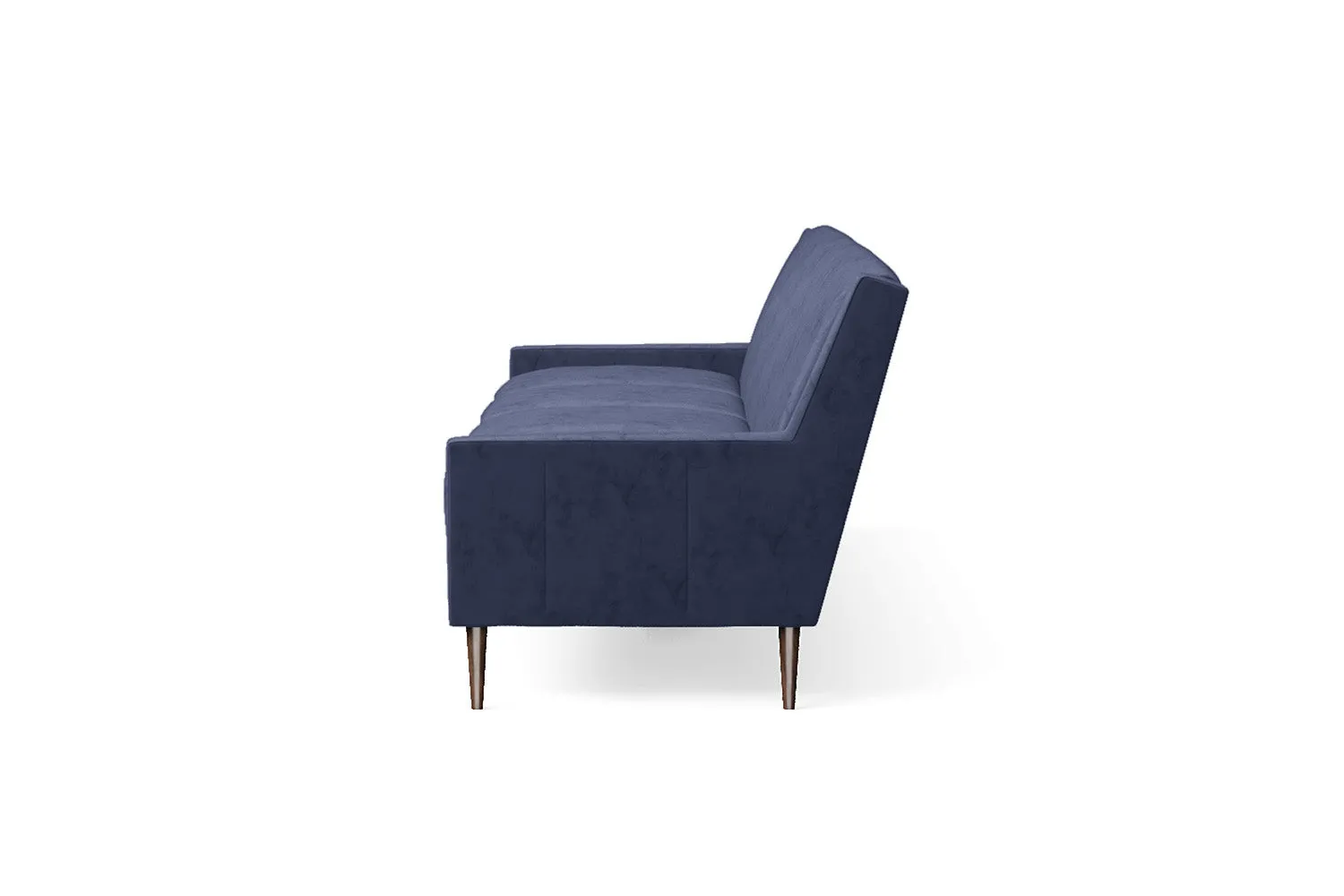 Vigevano 4 Seater Sofa Dark Blue Velvet