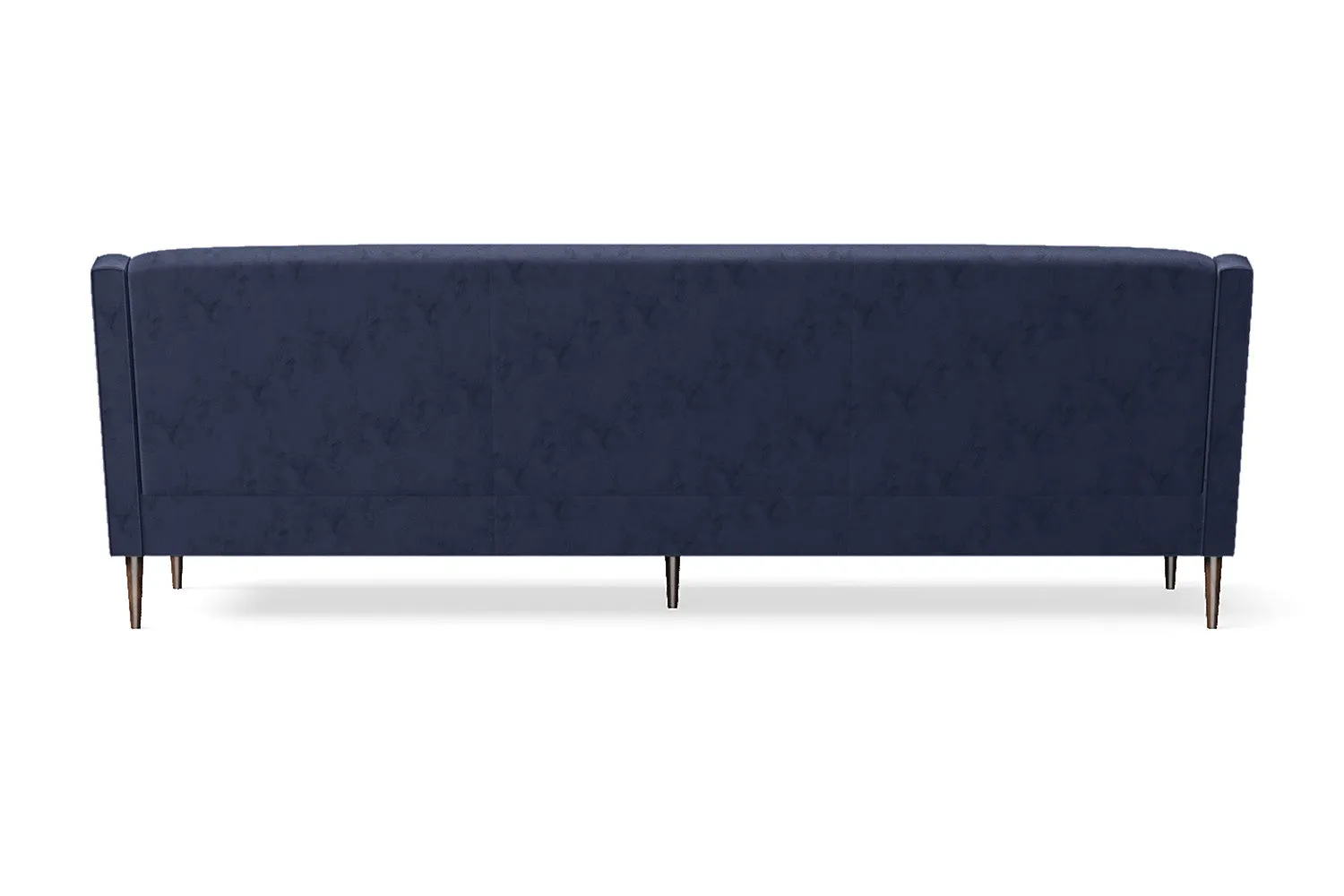 Vigevano 4 Seater Sofa Dark Blue Velvet