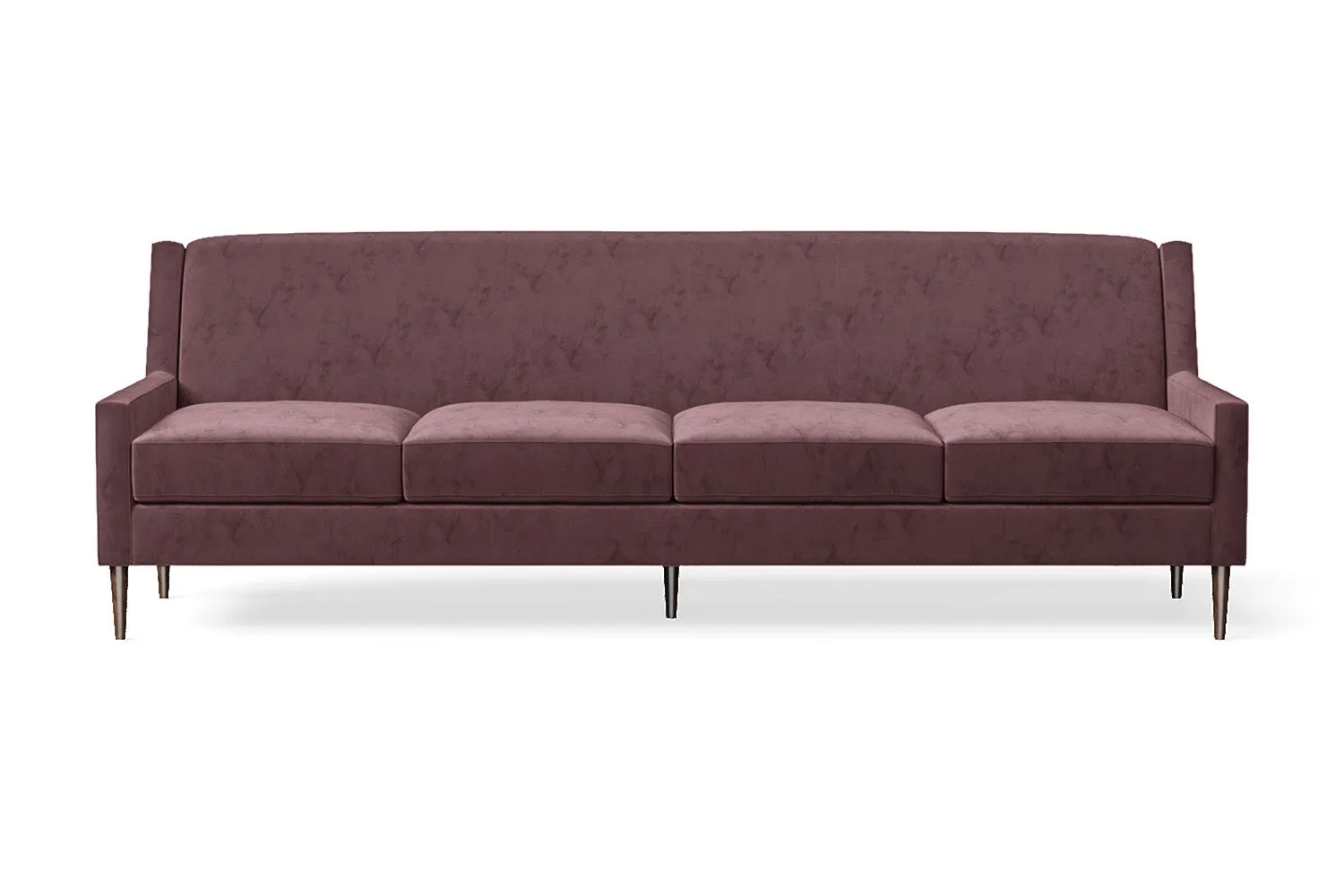 Vigevano 4 Seater Sofa Grape Velvet