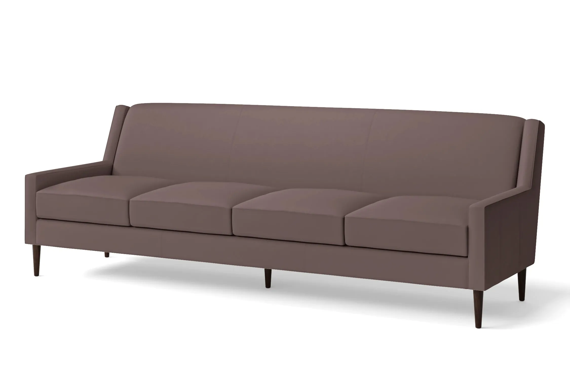 Vigevano 4 Seater Sofa Rose Taupe Leather