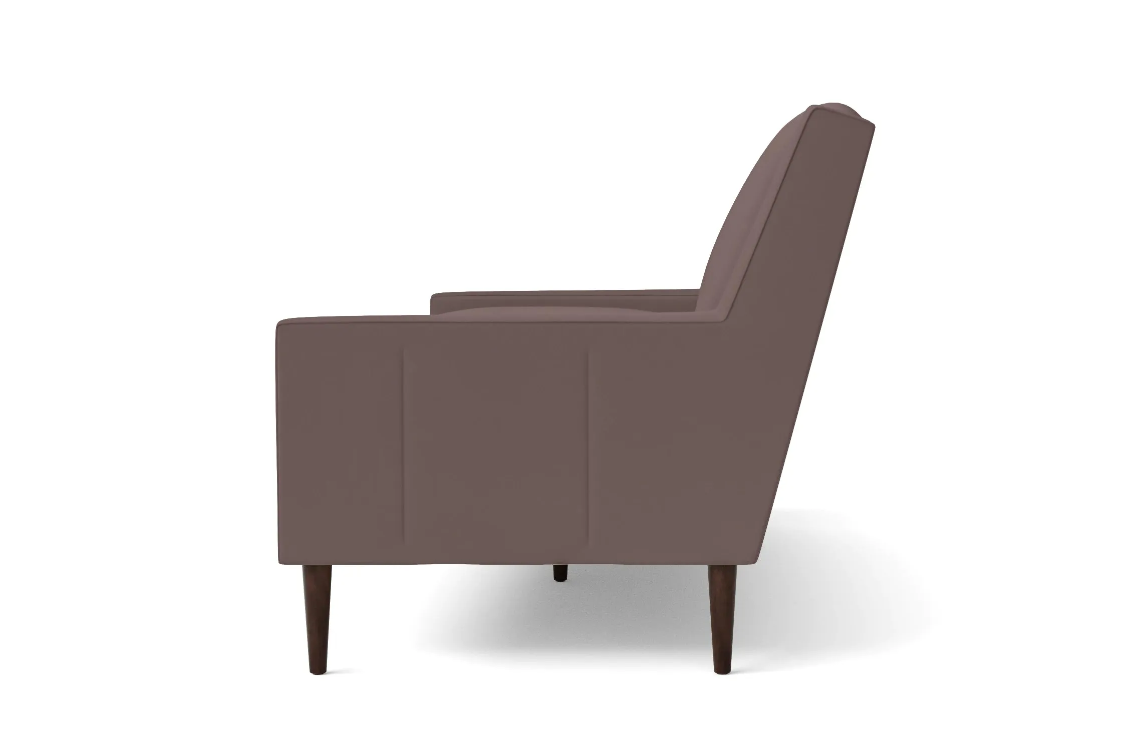 Vigevano 4 Seater Sofa Rose Taupe Leather