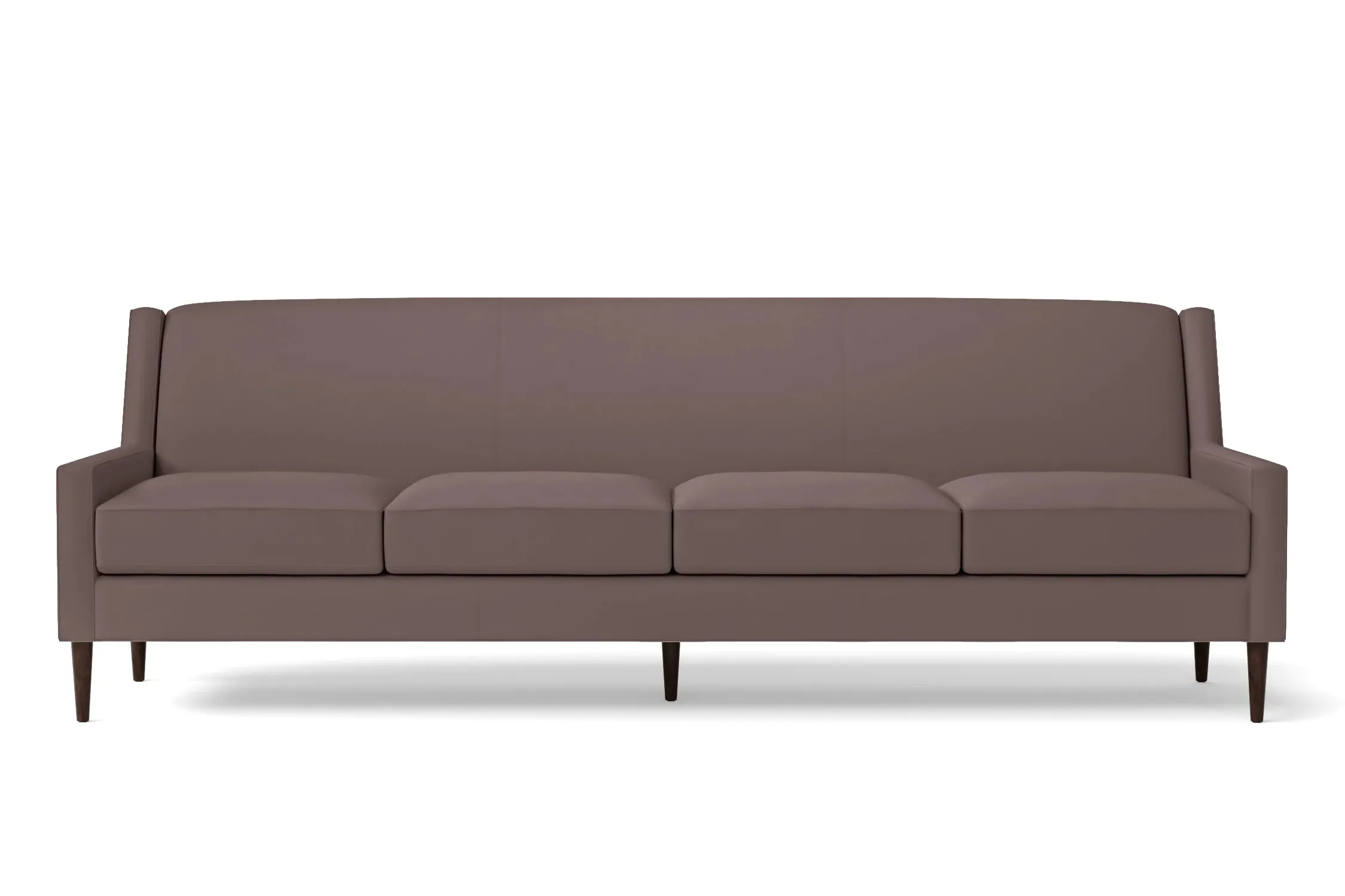 Vigevano 4 Seater Sofa Rose Taupe Leather