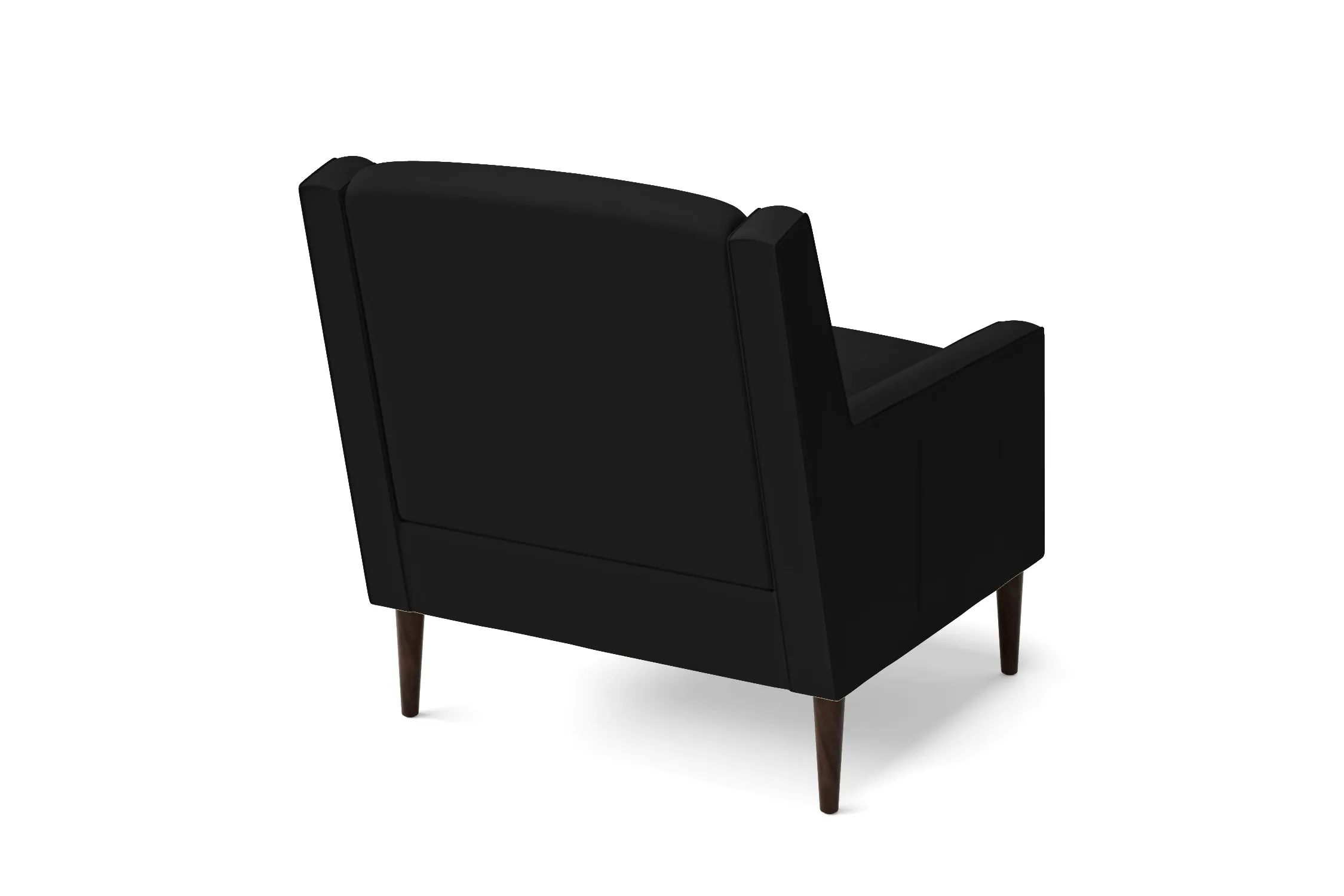 Vigevano Armchair Black Leather