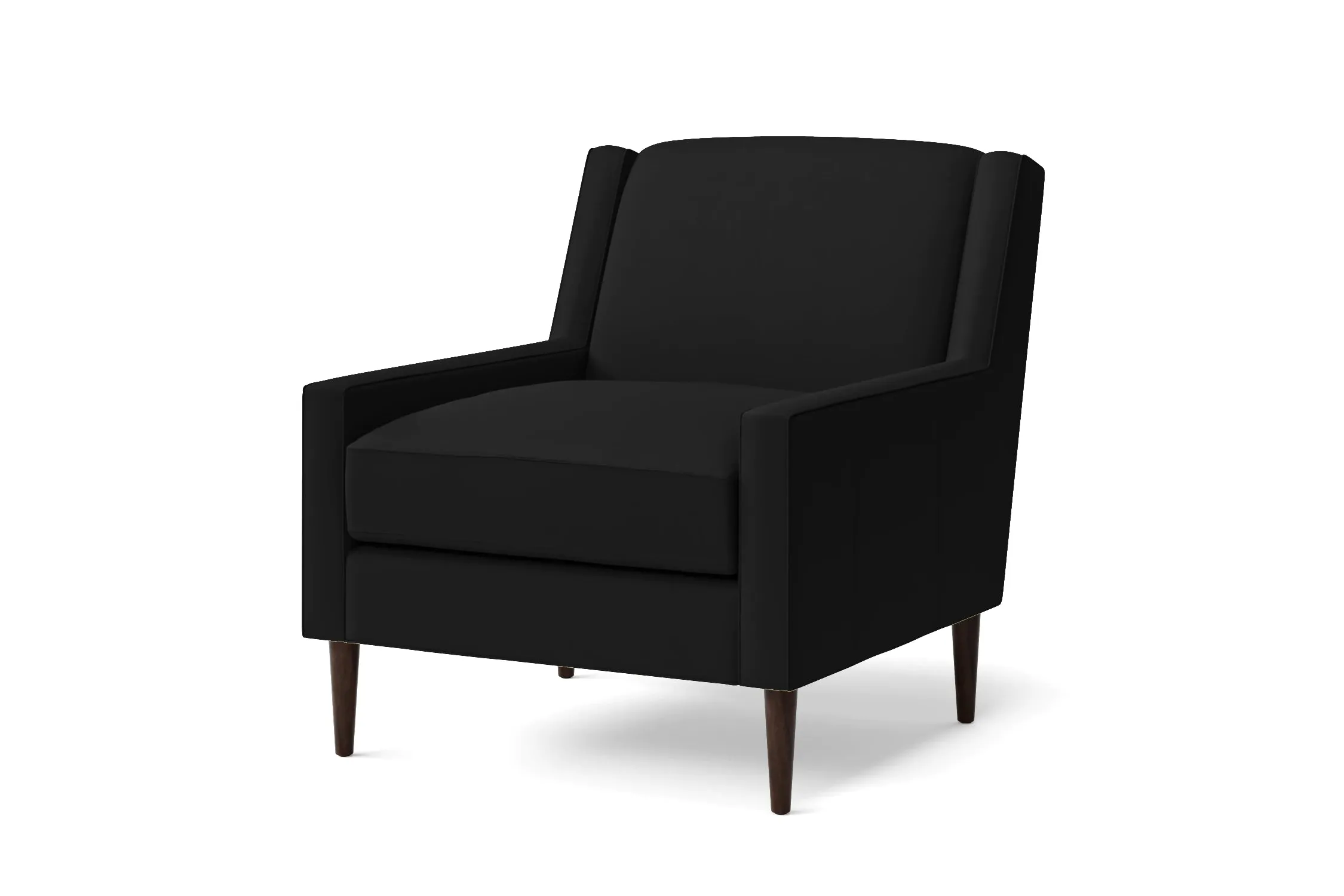 Vigevano Armchair Black Leather