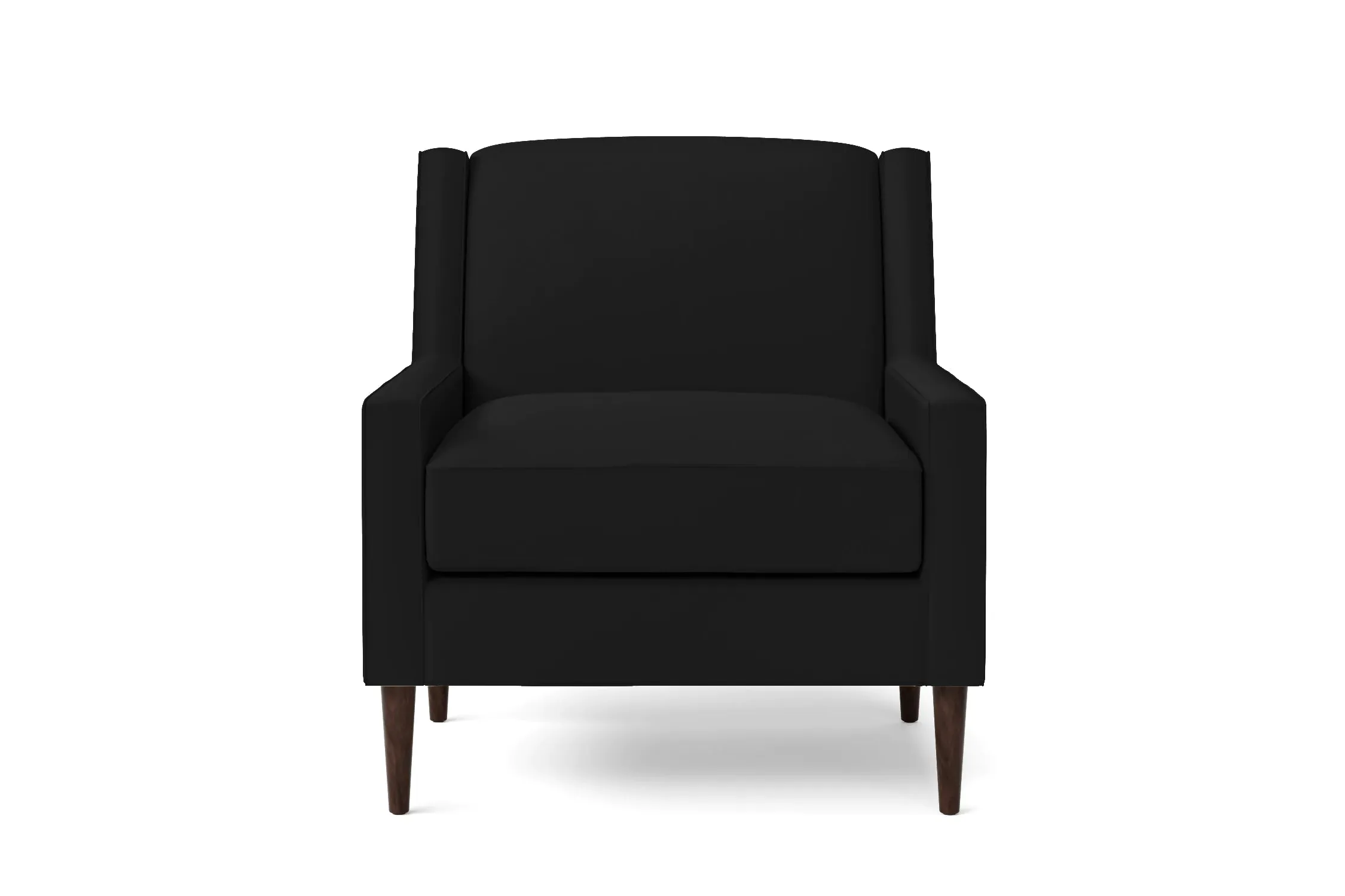 Vigevano Armchair Black Leather