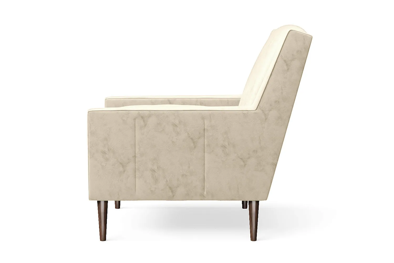 Vigevano Armchair Cream Velvet