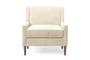 Vigevano Armchair Cream Velvet