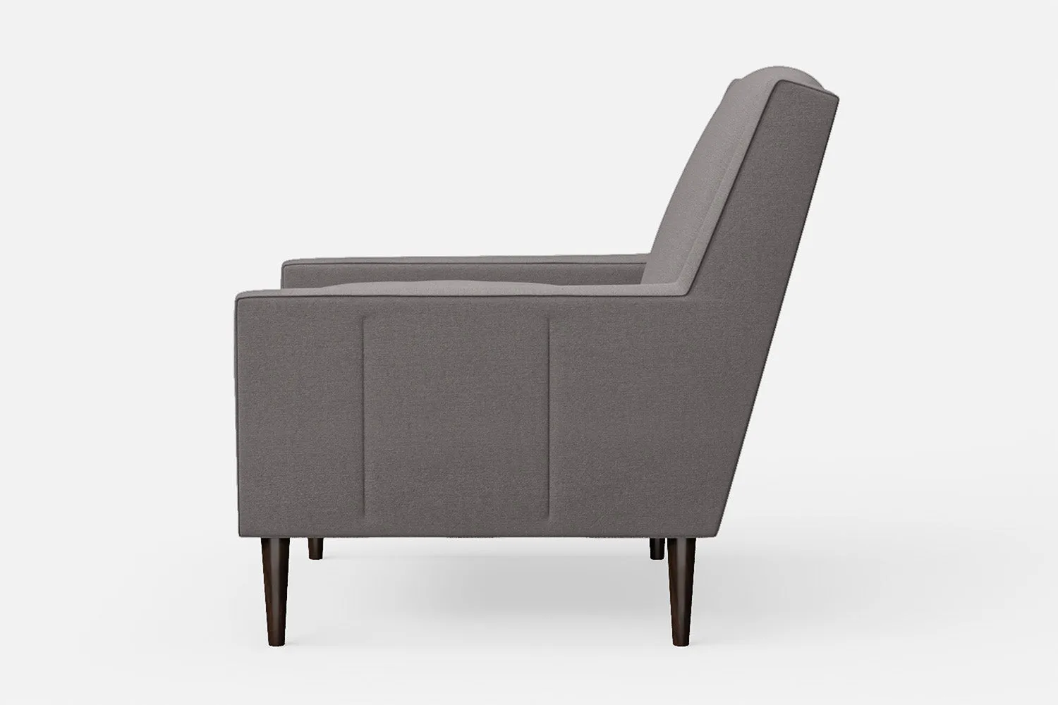 Vigevano Armchair Grey Linen Fabric