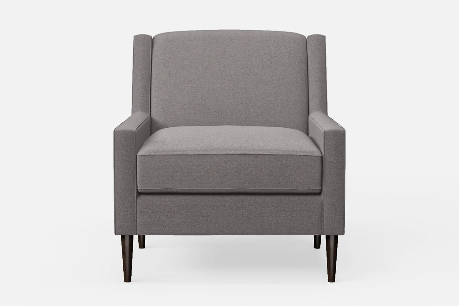 Vigevano Armchair Grey Linen Fabric