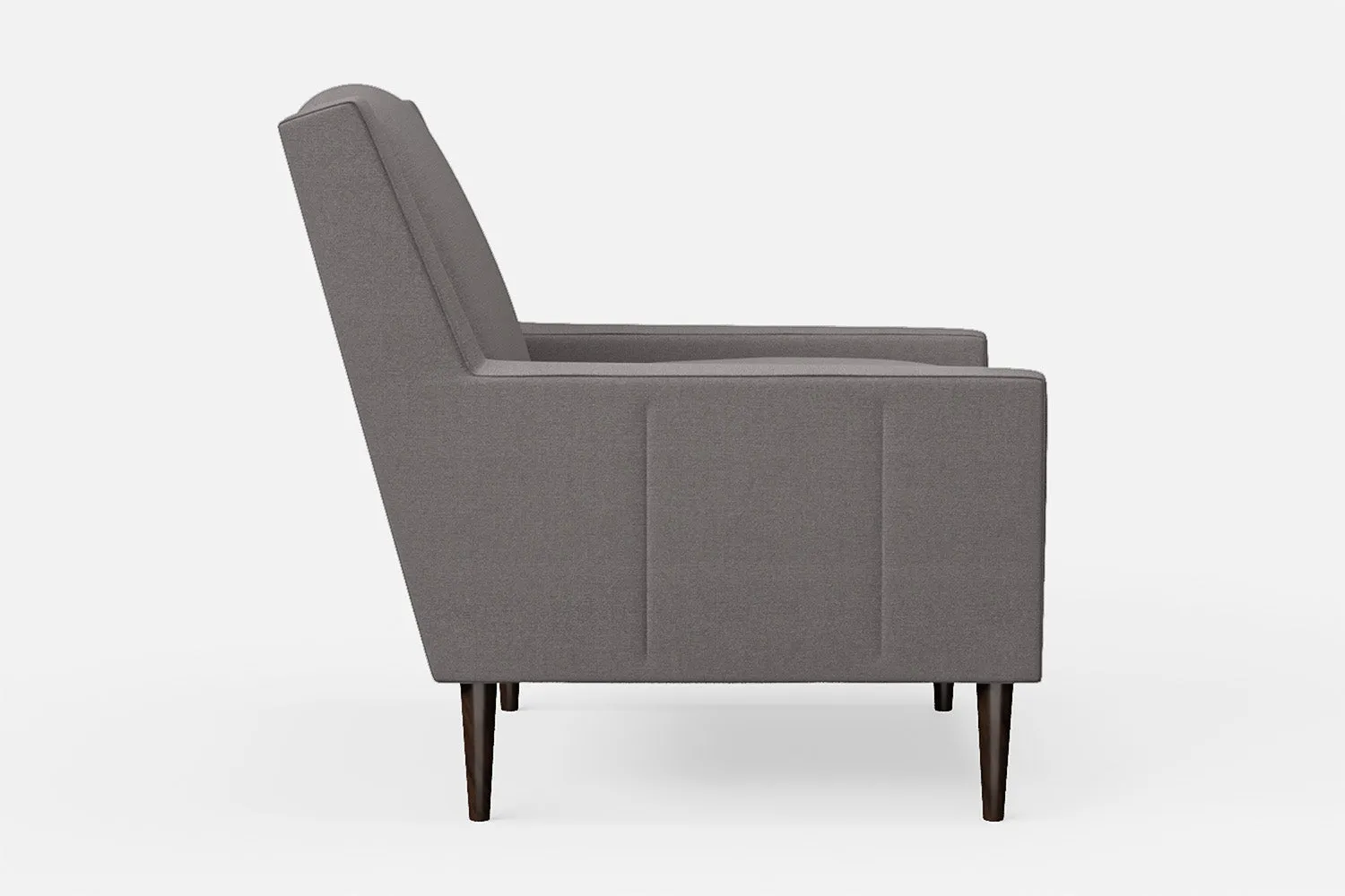 Vigevano Armchair Grey Linen Fabric