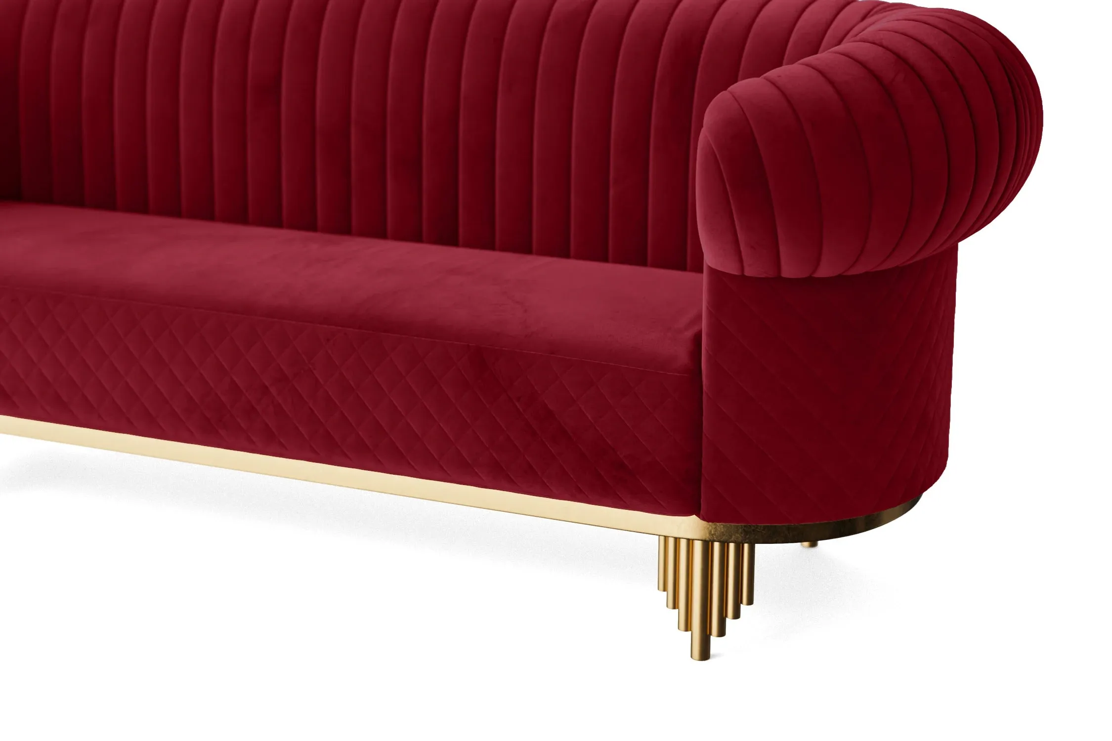 Viterbo Armchair Red Velvet