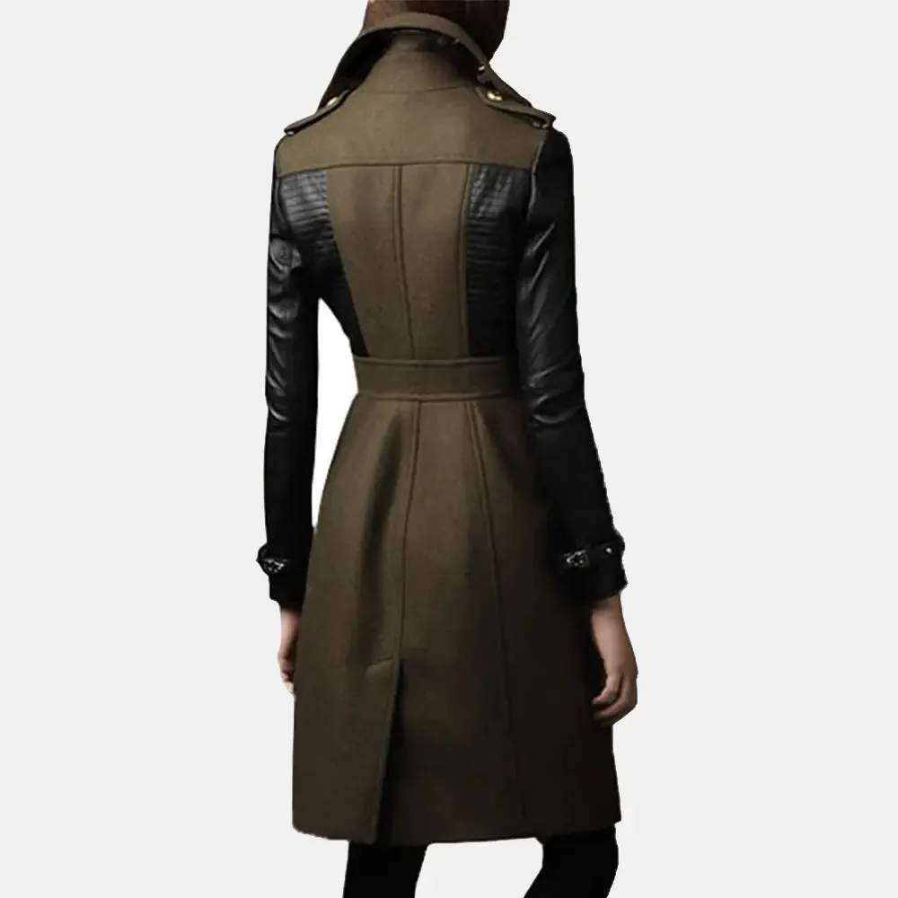 Voyager Women Leather Coat