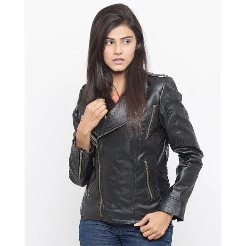 Women faux Leather jacket LMB