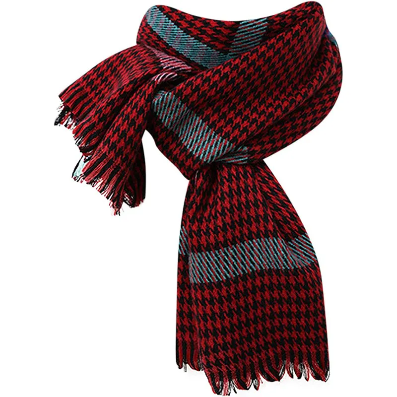 Women Winter Vintage Casual Fashion Elegant England Style Shawl Scarf