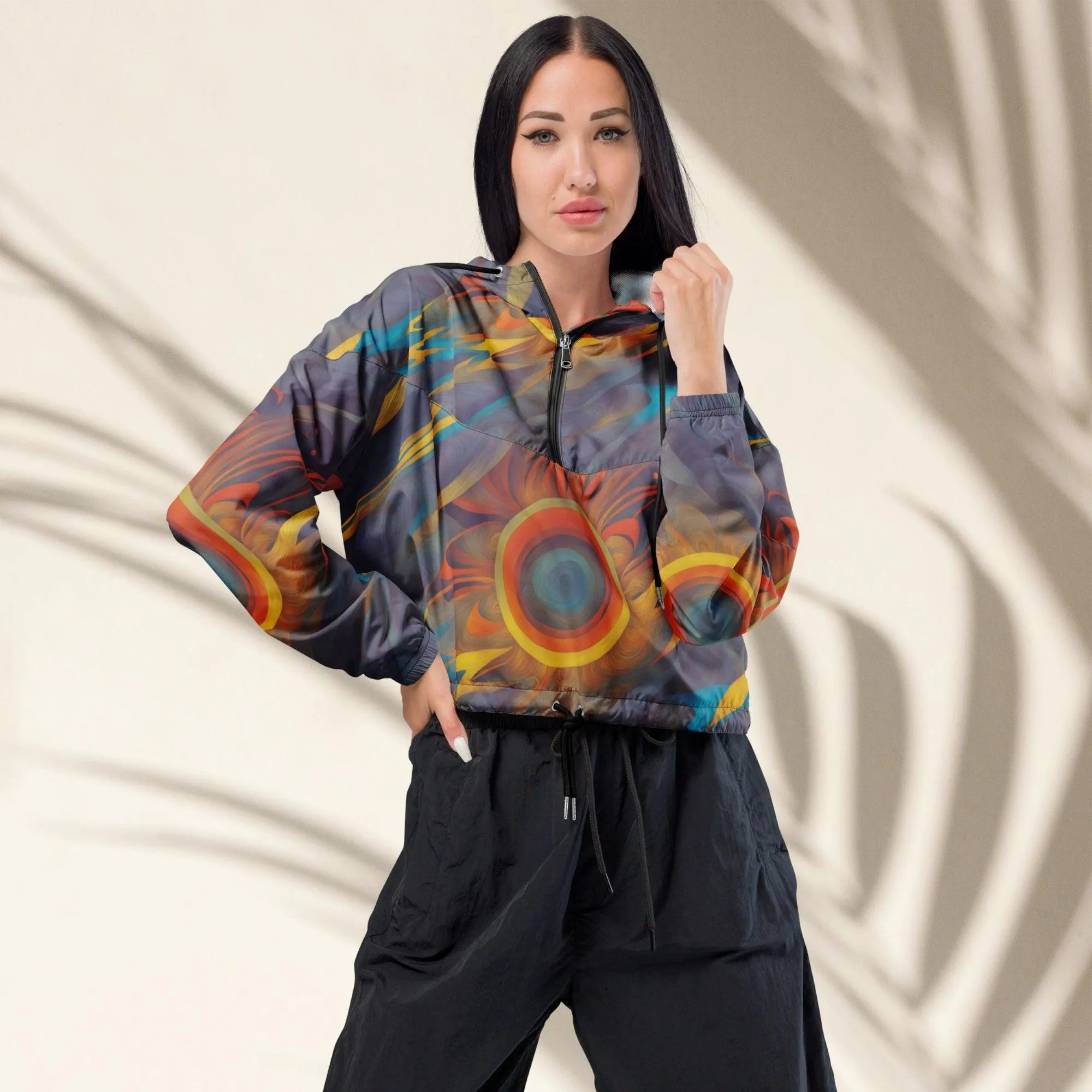 Women’s Cropped Windbreaker Supernova