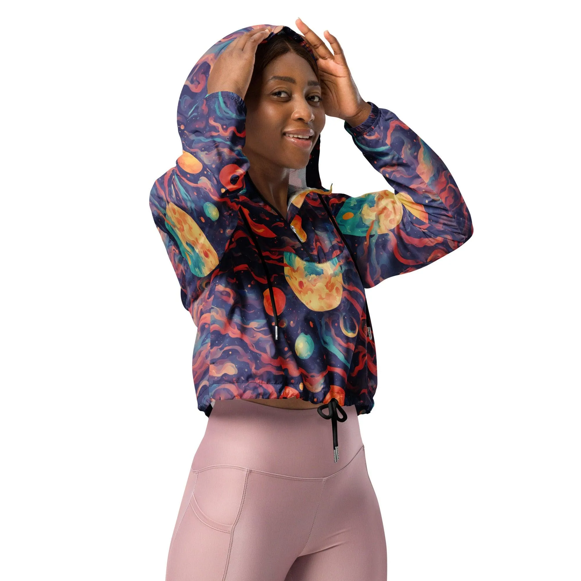 Women’s Cropped Windbreaker Twilight