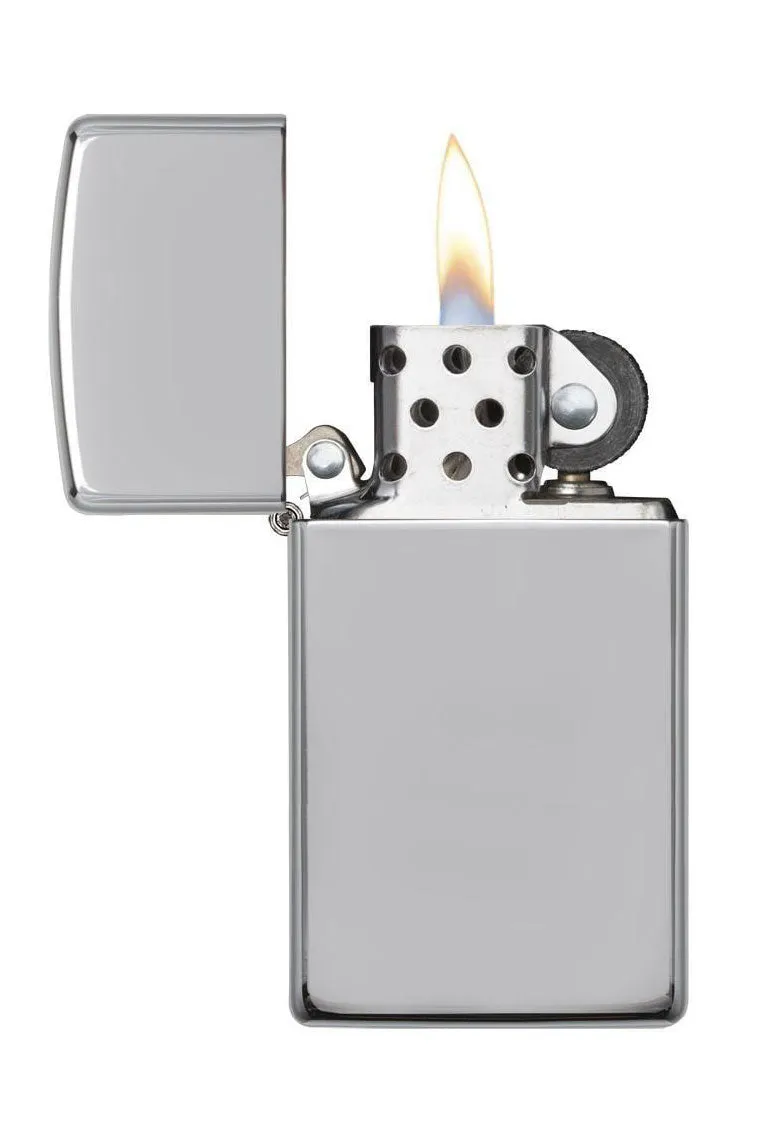 Zippo Slim High Polish Chrome